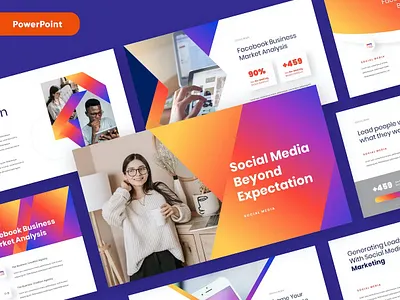 SOCIO - Social Media Marketing Powerpoint Template download google slides homepage keynote landing landing page landingpage pitch pitch deck powerpoint powerpoint template pptx presentation presentation template professional slides template ui webdesign website