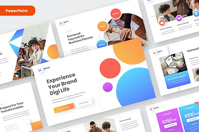 BOFURI - Business Modern Powerpoint Template download google slides homepage keynote landing landing page landingpage pitch pitch deck powerpoint powerpoint template pptx presentation presentation template professional slides template ui webdesign website