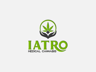 IATRO MEDICAL CANNABIS WEED CBD LOGO DESIGN logo medical cannabis packaging