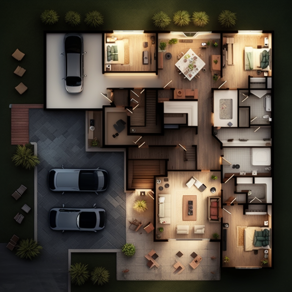 House Floor plan Design by Glam Architecture on Dribbble