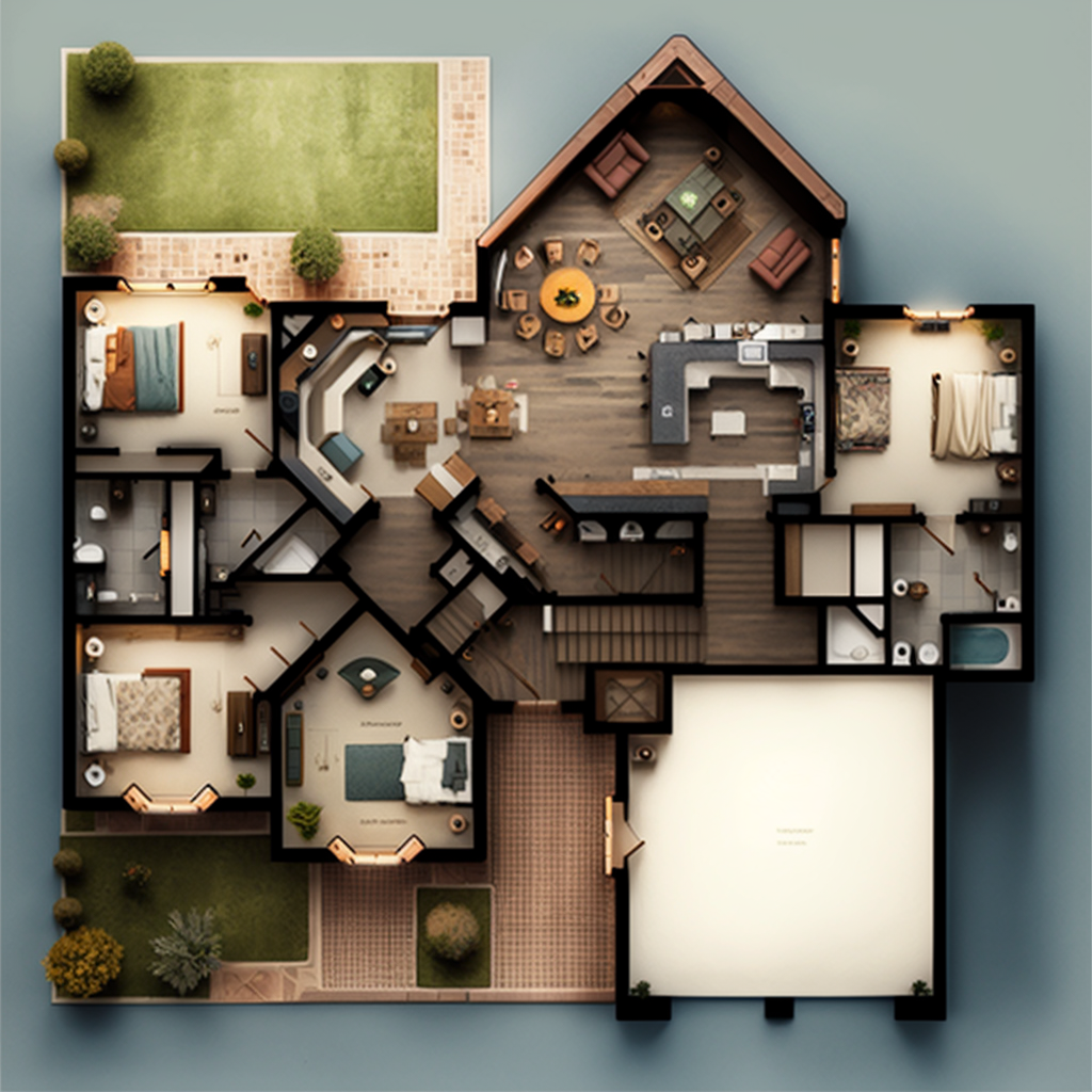 House Floor Plan Design By Glam Architecture On Dribbble