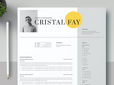 Minimalist CV Template clean clean resume cover letter creative resume curriculum vitae cv cv template free cv free cv template free resume free resume template minimal resume modern cv modern resume professional resume resume resume clean resume cv resume design resume template