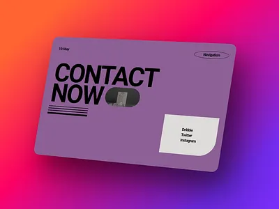 100-Day UI | Day 28 | CONTACT US branding dailyui design graphic design illustration logo typography ui ux vector
