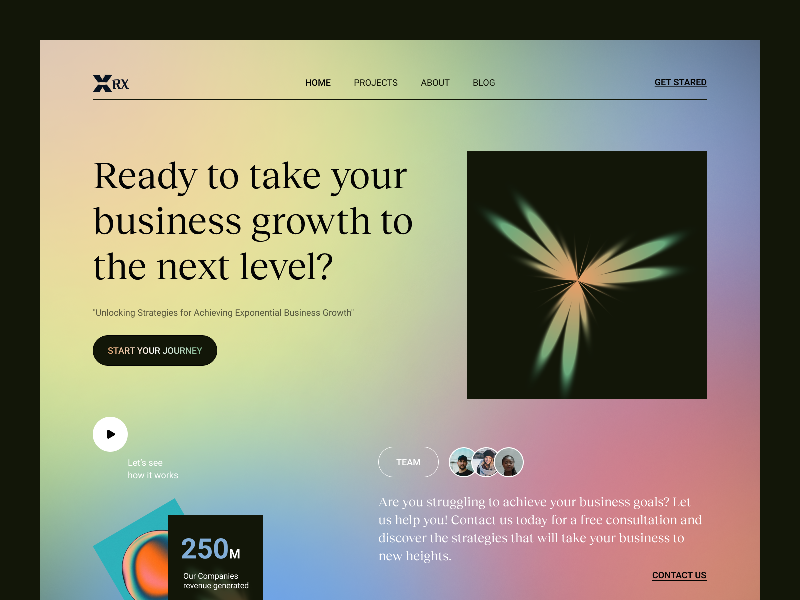 RX site by Taher uiux ‌ on Dribbble