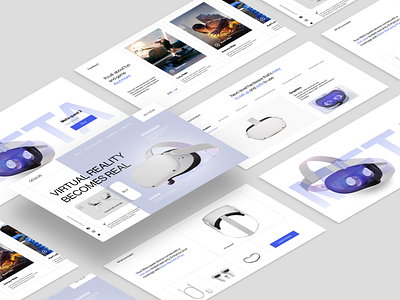 Virtual Reality Website app branding design figma ui ux virtual reality web design website