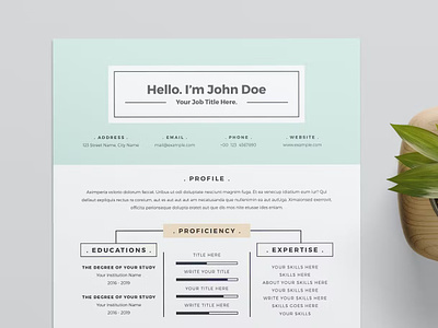 Minimal Resume Template clean clean resume cover letter creative resume curriculum vitae cv cv template free cv free cv template free resume free resume template minimal resume modern cv modern resume professional resume resume resume clean resume cv resume design resume template