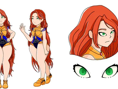 Fashion Design Original Character design illustration