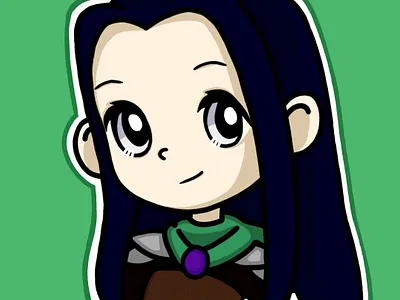 Chibi Portrait Original Character design illustration