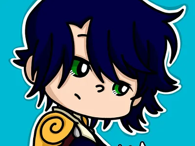 Chibi Original Character design illustration