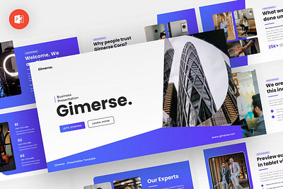 Gimerse - Business Powerpoint Template download google slides homepage keynote landing landing page landingpage pitch pitch deck powerpoint powerpoint template pptx presentation presentation template professional slides template ui webdesign website