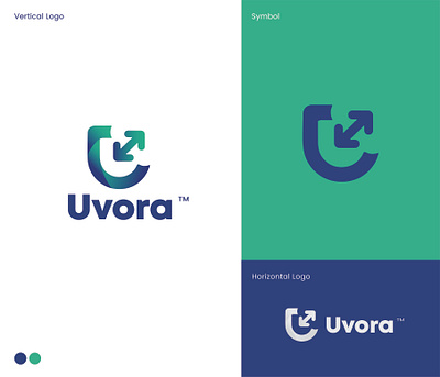 Uvora Logo Branding, U logo, Letter U logo branding logo