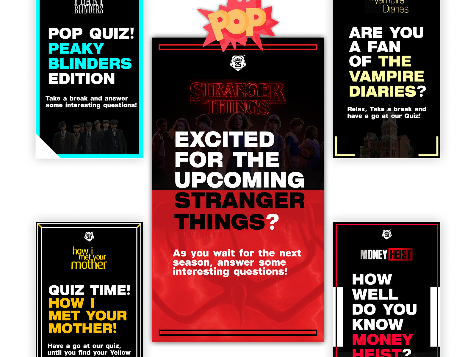 Ig Story Templates For Pop Culture Quiz Interaction By Saman Jain On Dribbble