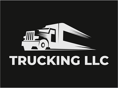 Trucking LLC Logo Design design graphic design illustration logo vector