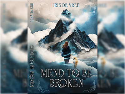 Mend To Be Broken Book Cover bookcover design graphic design illustration logo vector