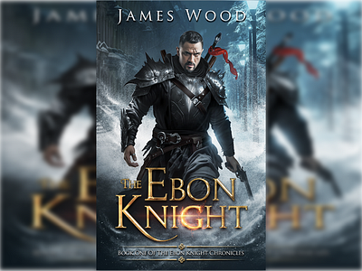 The Ebon Knight Book Cover bookcover branding design graphic design illustration logo vector