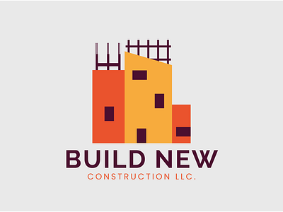 Build New Construction Logo Design design graphic design illustration logo vector