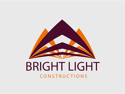 Bright Light Constructions Logo Design design graphic design illustration logo vector