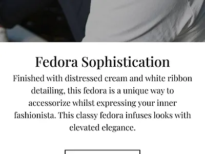 Fedora template for alpha fashionista email automation email flows email marketing email newsletter email template fashion store campaign fedoras campaign simple design