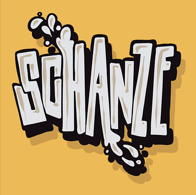 Schanze branding design illustration lettering schanze typography