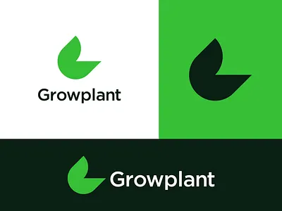 PLANT LOGO BRANDING abstract logo brand brand identity branding g letter green leaf logo logo design logo designer logo inspiration logo mark logos logotype mark minimal modern logo plant simple symbol