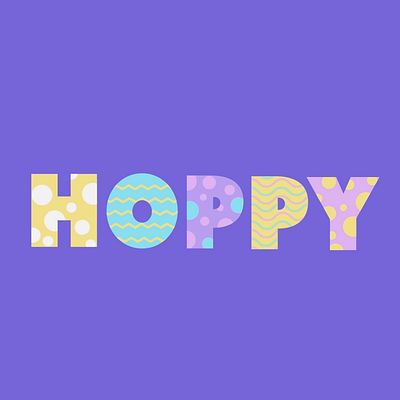 Happy Easter! aftereffects animation design graphic design kinetic typography motion graphics