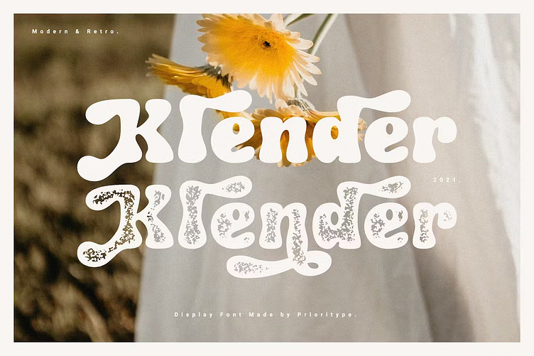 Klender Modern & Retro Font by Graphic Assets on Dribbble