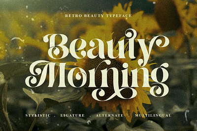 Beauty Morning Font calligraphy display display font font font family fonts hand lettering handlettering lettering logo sans serif sans serif font sans serif typeface script serif serif font type typedesign typeface typography