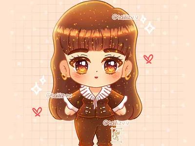 Selena Quintanilla Fanart Kawaii by sailizv.v adorable adorable lovely anime artwork concept creative cute art design digitalart illustration selena