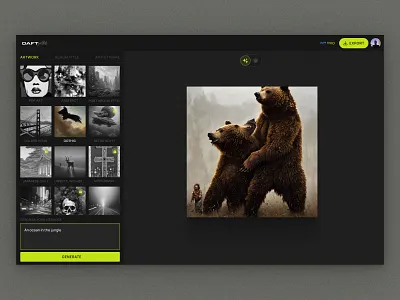 Daft Art — Editor II ai album cover design tool editor music