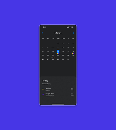 Day 38 of Daily UI - Calendar