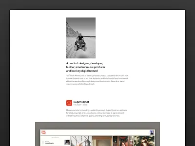 v5 minimal personal website portfolio