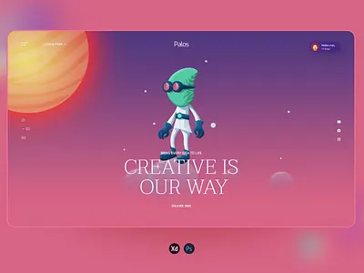 Palos - Header Landing Page Template app home page home screen homepage interface ios landing landing page landingpage mobile page site ui uidesign uiux ux web web page webdesign website