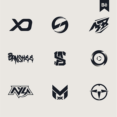 Logo collection branding design esport esports gaming graphic design illustration initial logo logos minimalist mongrame monogram