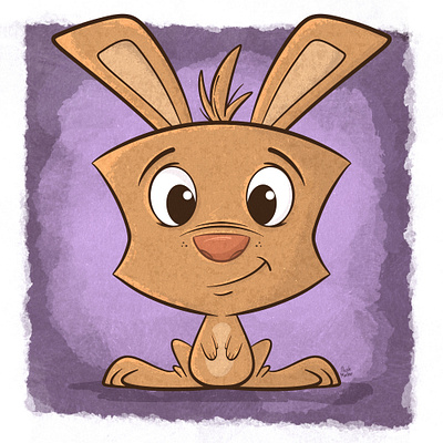Bunny Illustration animal bunny character design cute illustration kidlit procreate rabbit