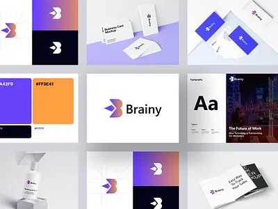 Brainy Branding, visual identity, corporate brand design brand identity branding design falconthought graphic design illustration logo logo design logotype packaging ui ux vector website