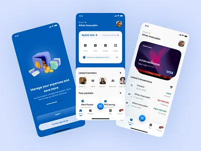Finance App Concept - Pockets app design finance finance app financial financial app fintech mobile mobile app design