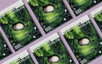 Wondrous Worlds Magazine adobe illustrator adobe indesign design graphic design layout design magazine design typography