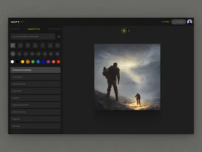 Daft Art — Editor III ai album cover art design tool editor music