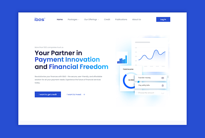 Financial - Fintech site blue branding design fintech graphic design illustration kosova logo typography ui ui design ux ux design vector webdesign