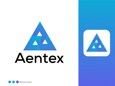 Aentex logo abstract logo branding creative logo design illustration logo logo designer modern logo ui vector