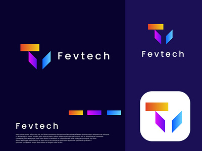 Fevtech Technology Logo brand brand identity branding design f letter logo f letter tech logo ftv logo fv logo logo logo design modern logo t letter logo t letter tech logo tech tech logo technology technology logo tv logo v letter logo v letter tech logo