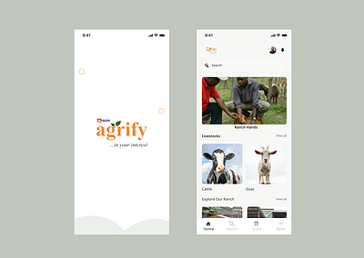 Agrify App design graphic design ui ux