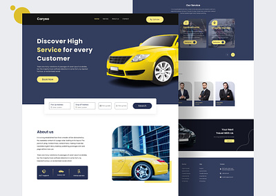 Car booking landing page design amazing booking car car booking color creative design figma luxury new privatecar privatetaxi rentalcar sales taxi template tour travel ui ux website