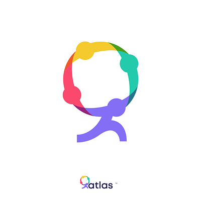 Atlas atlas colorfullogo icon logo logodesign