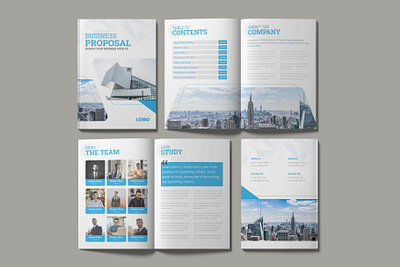 Creative Business Proposal Brochure Layout Template annual report brochure template business proposal company profile creative and modern graphic design minimalist print ready