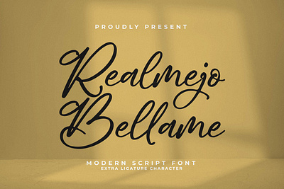 Realmejo Bellame - Modern Script Font retro