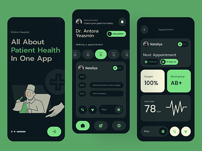 Medical appointment mobile app android app appointment call call app doctor health health app health care healthcare healthcare app hospital ios iphone medical medicine mobile app mobile ui ux onboarding schedule