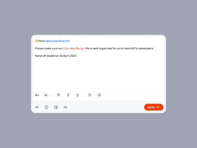 Send message app design message app design minimaimal design modal product design send message ui design