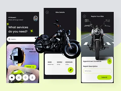 Bike service mobile app app design bicycle bike bike app bike service bike service app bike service mobile app cycling electric bike mobile app nooktiva nooktiva mobile app rental app ride sharing app scooter scooter rent app scooter rental ui ui design uiux