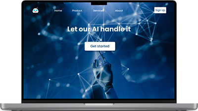 Landing Pages for AI websites ai artificial intelligence data science figma landing page machine learning ml technology uiux web design website page